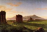 Thomas Cole Canvas Paintings - Roman Campagna